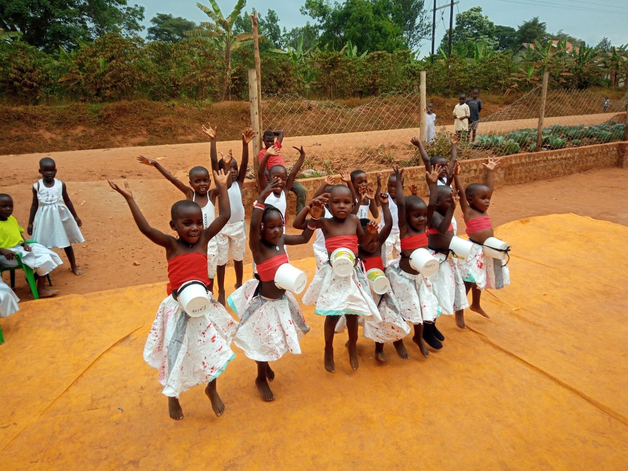 Baby class performing a creative dance